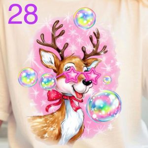 28 - Reindeer With Star Glasses