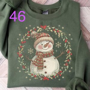 46 - Snowman In A Flower Ring