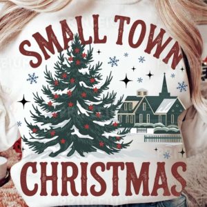 Small Town Christmas Tree Church