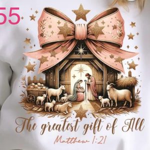 55 - The Greatest Gift Of All  Nativity Scene