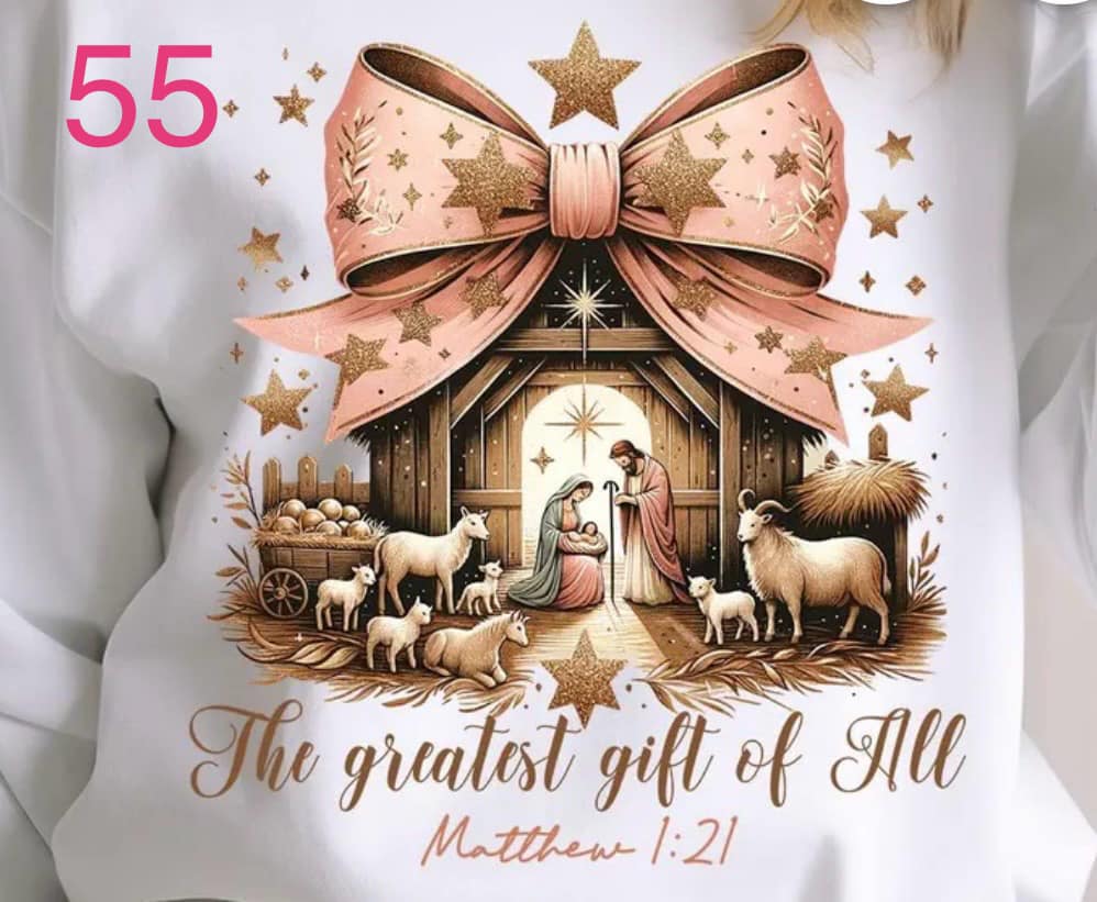 55 - The Greatest Gift Of All Nativity Scene