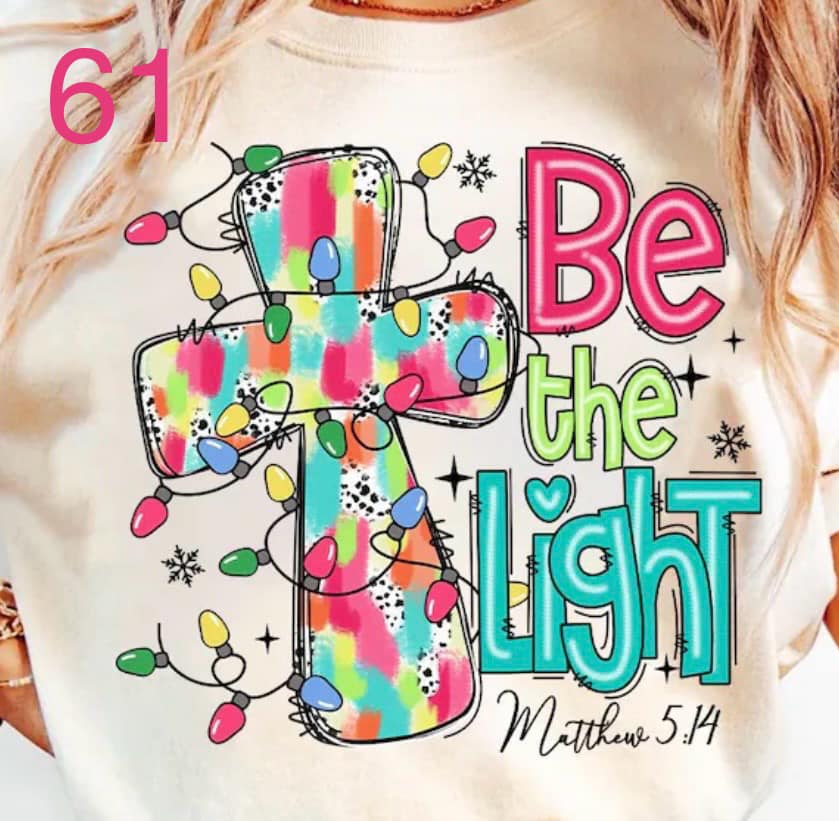 61 - Be The Light Cross