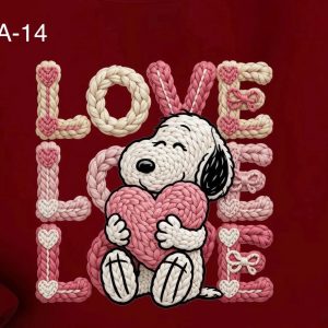 JA-14 Snoopy Love Faux Yarn