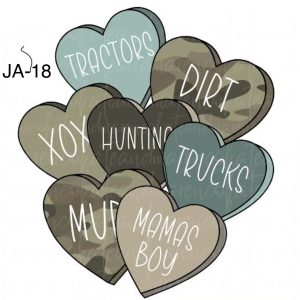 JA-18 Boy Valentine Hearts