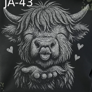 JA-43 Highland Cow B/W