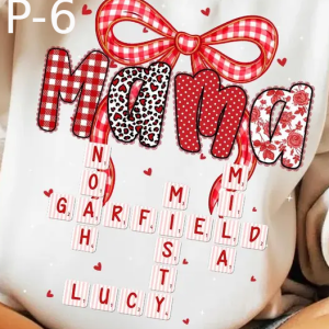 P-6 Mama, Scrabble Tile Kids Names, Personalized