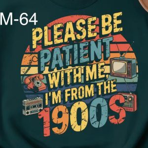 M-May-64 Please Be Patient With Me Retro