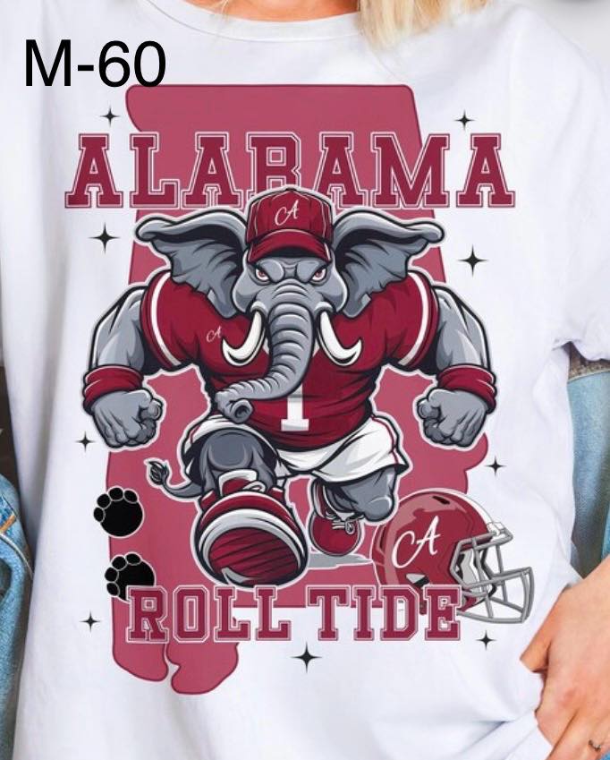 M-May-60 Alabama Roll Tide Elephant