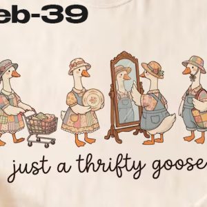 Feb-39 Just A Thrifty Goose Four Geese