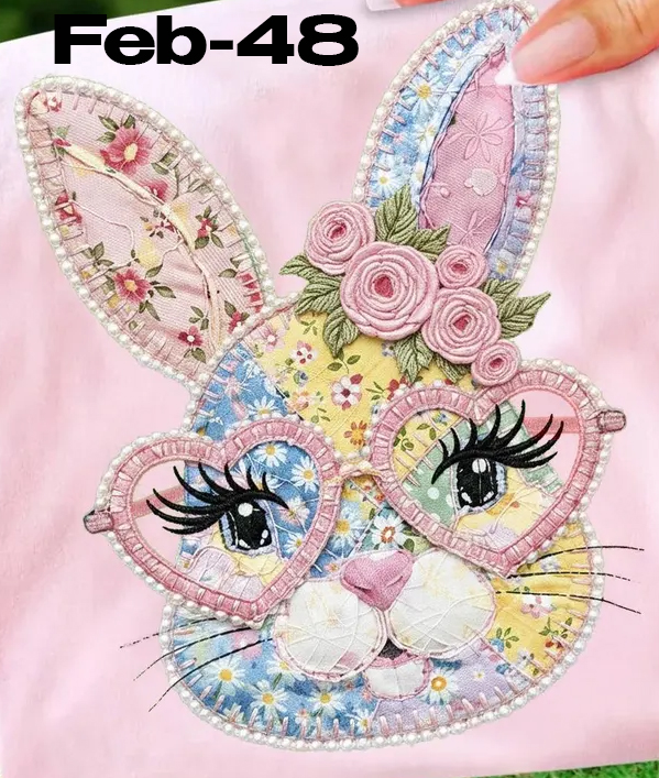 Feb-48 Quilt Pattern Bunny, Female