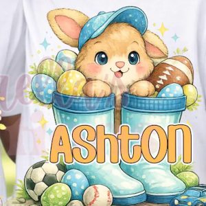 Feb-50 Easter Bunny, Male Personalized