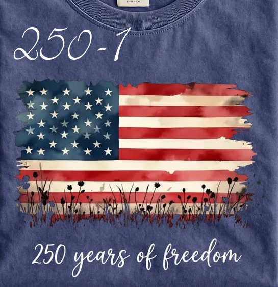 250-1 American Flag 250 Years Of Freedom