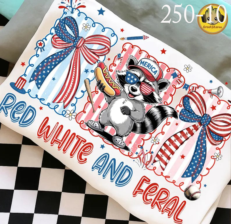 250-10 Red White and Feral