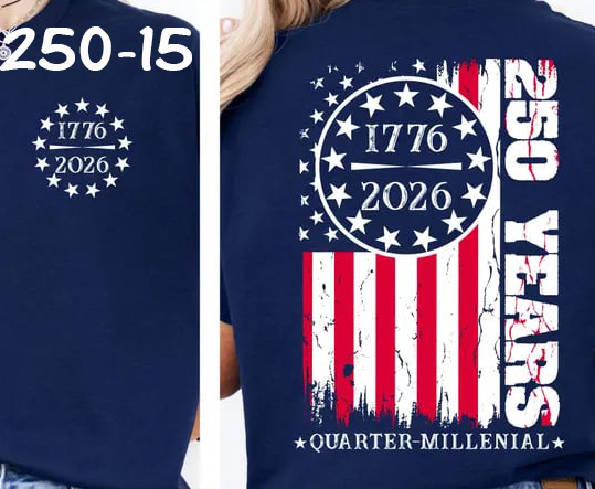 250-15 1776-2026 American Flag