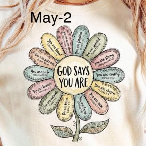 May-2 God Says You Are.... Daisy