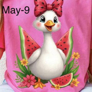 May-9 Duckling and Watermelon Slices