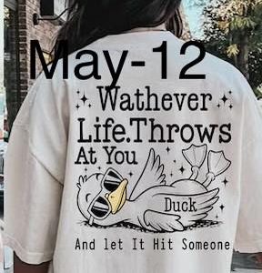 May-12 Whatever Life Throws At You  Duck
